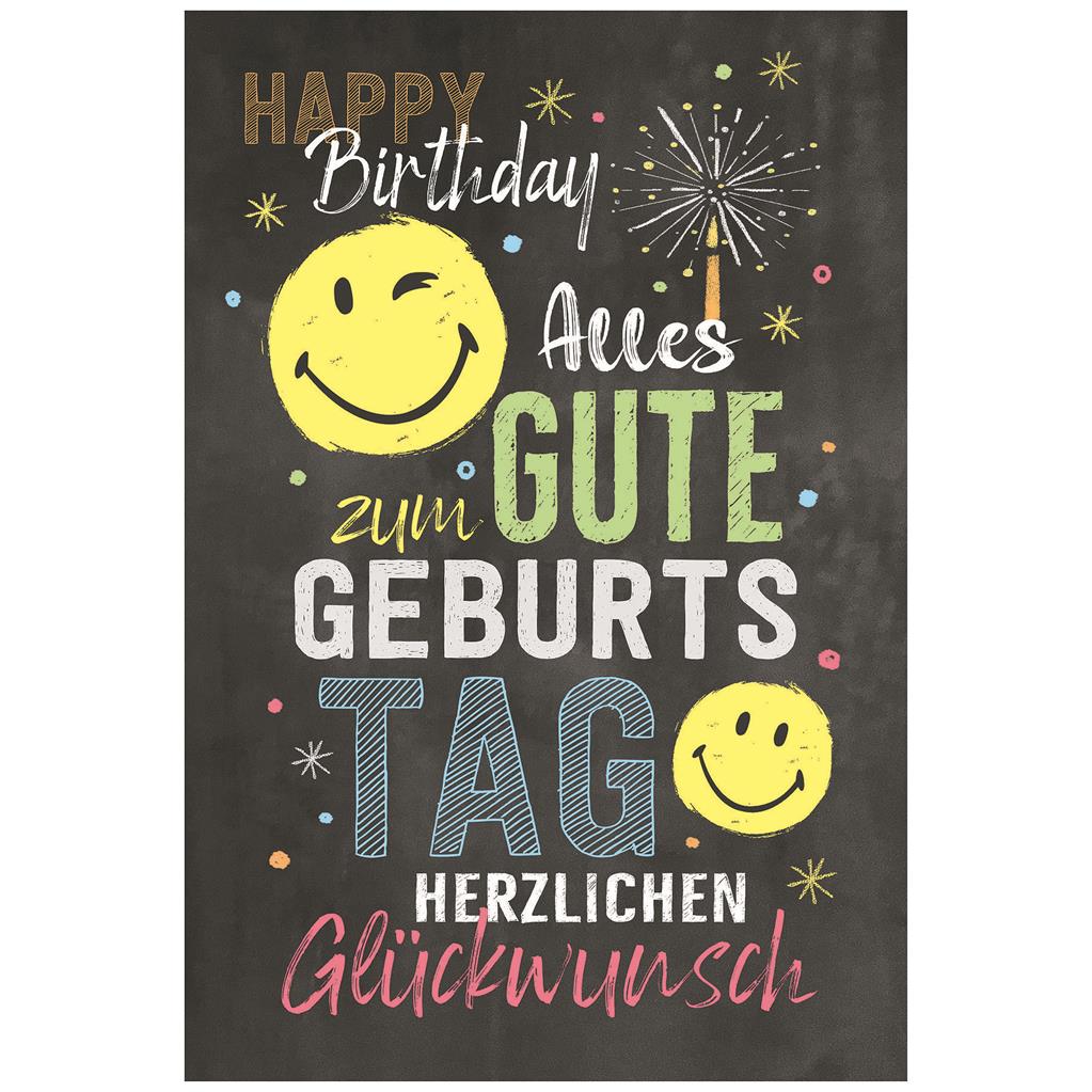 Bil. Geburtstag Smileys