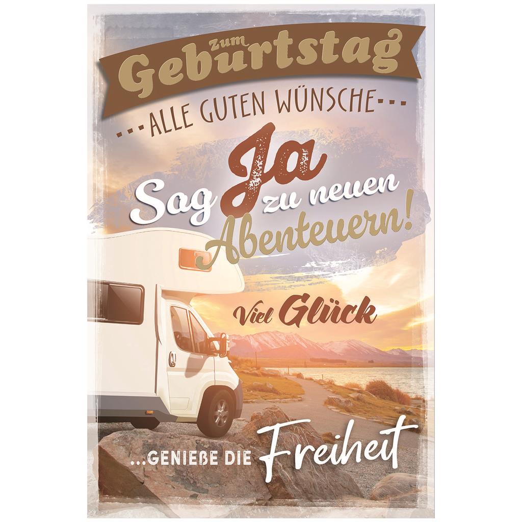 Bil. Geburtstag Wohnwagen