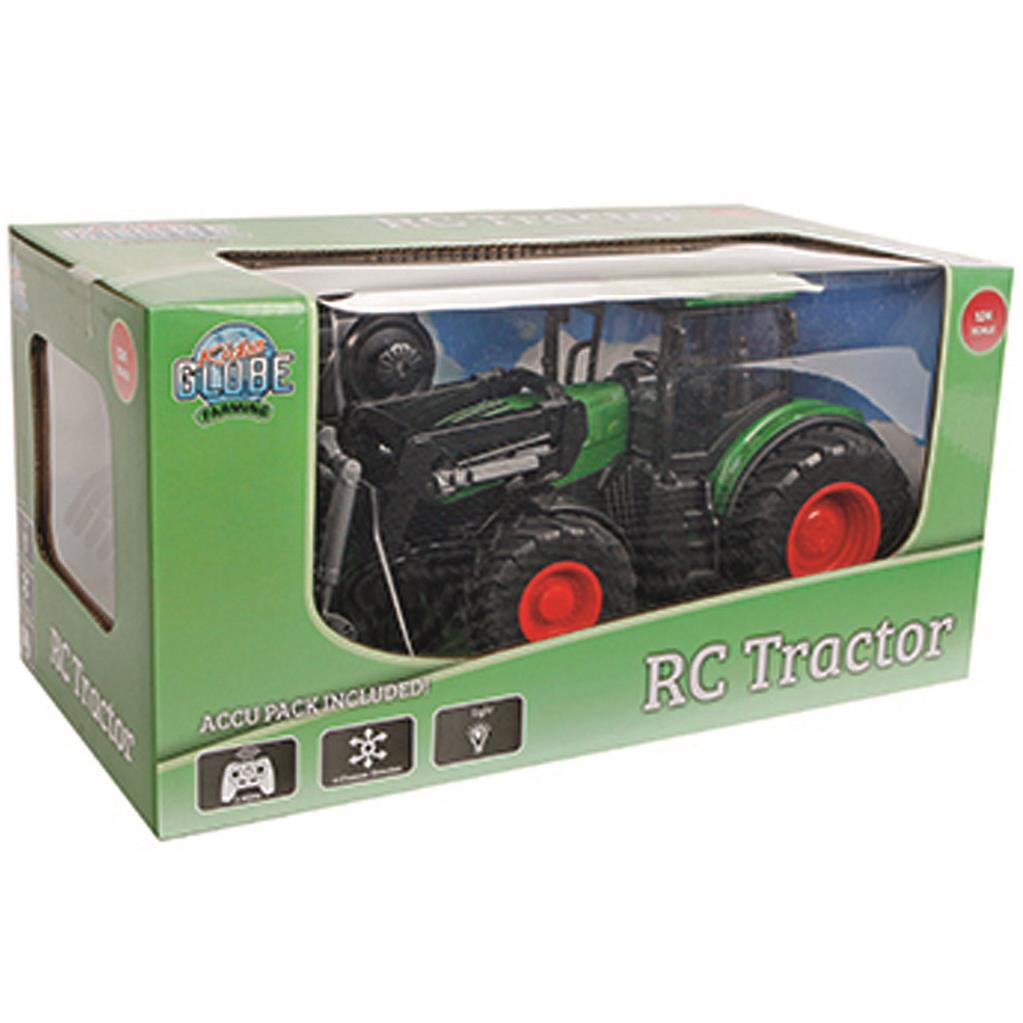 Traktor RC mit Licht und Frontlader, 27cm