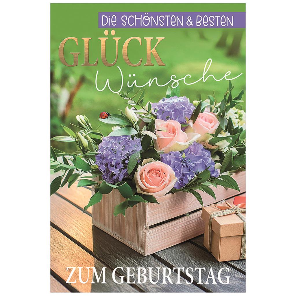 Bil. Geburtstag Blumenkiste