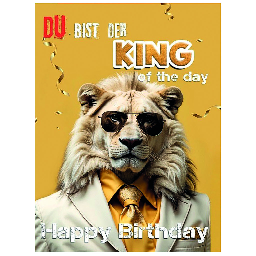 Bil. Geburtstag Du bist der King