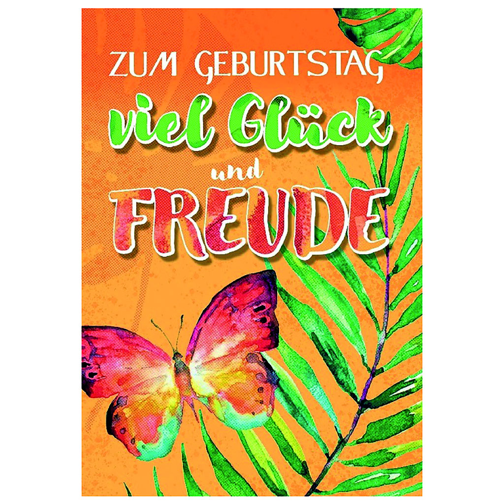 Bil. Geburtstag Glück und Freude