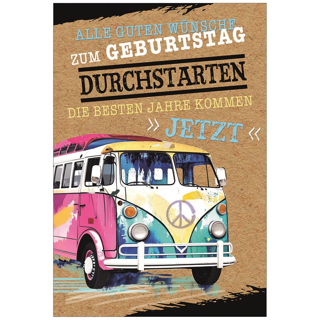 Bil. Geburtstag VW Bus