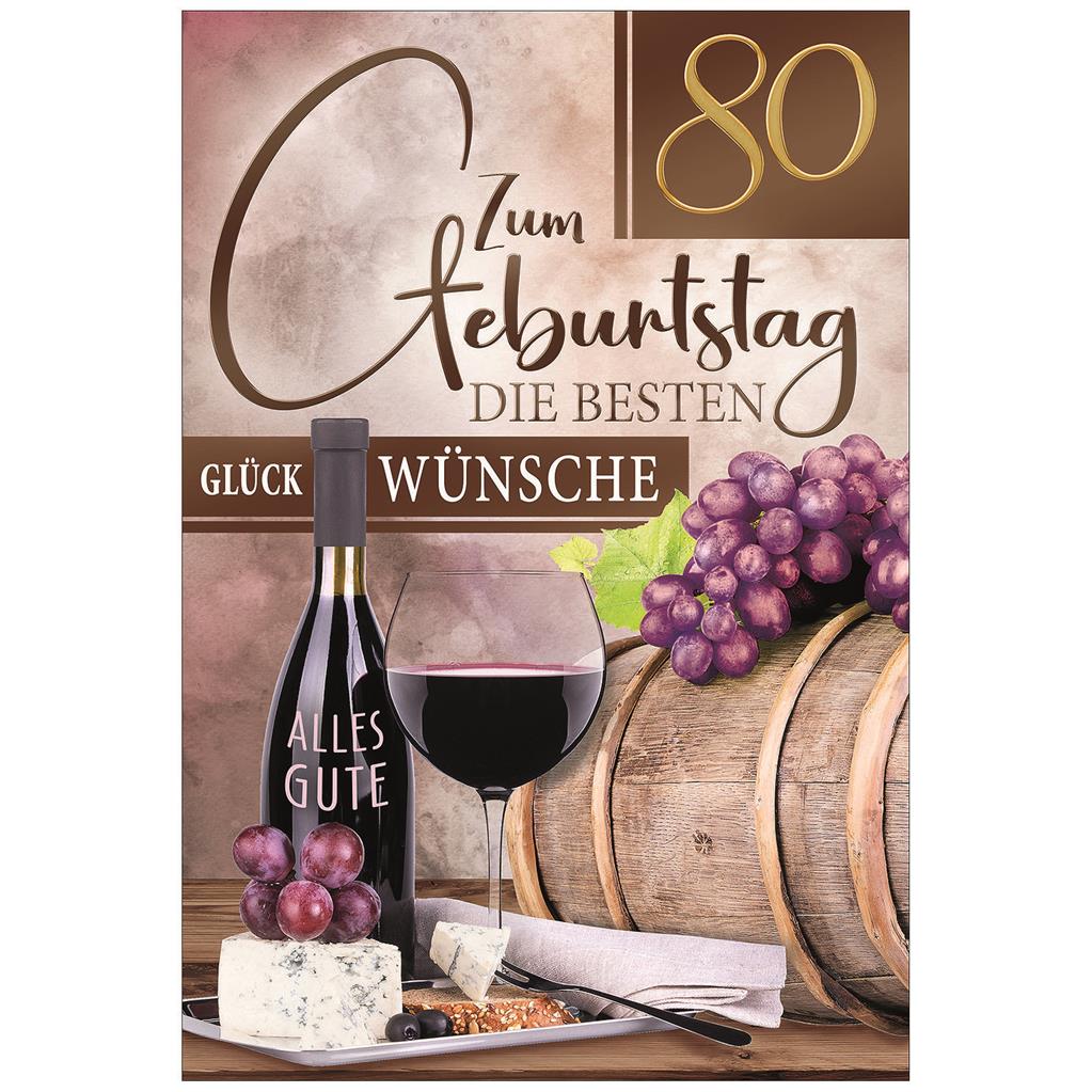 Bil. Geburtstag 80 Wein