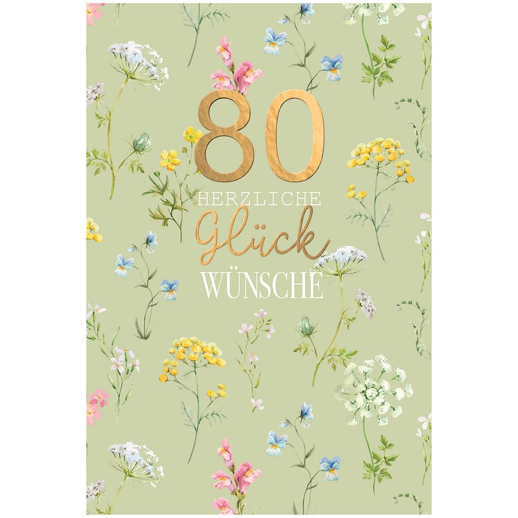 Bil. 80. Geburtstag Wald- und Wiesenblumen