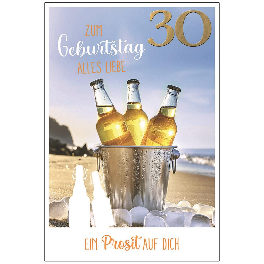 Bil. Geburtstag 30 Bierflaschen gekühlt