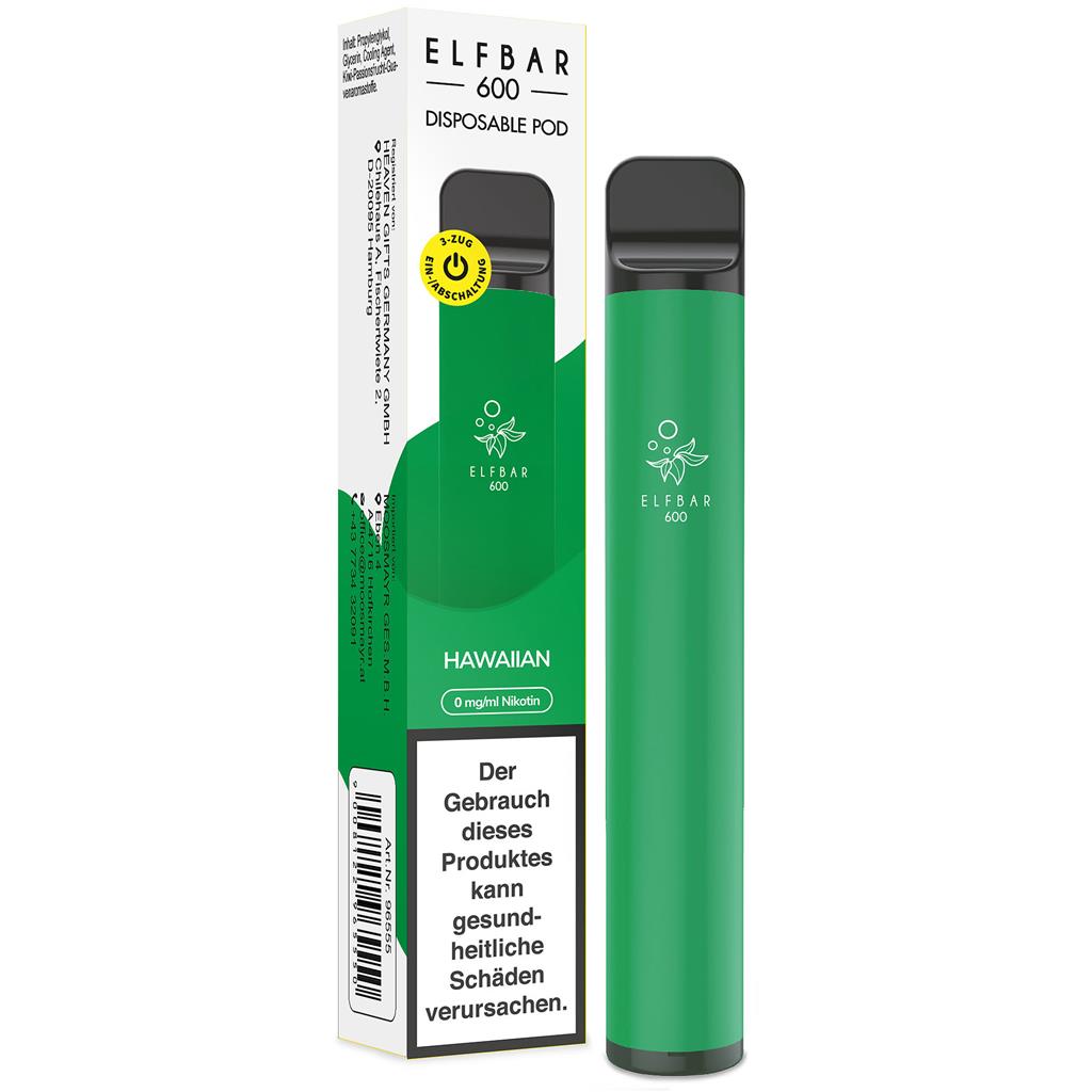 ELFBAR 600 Hawaiian 0mg, NF