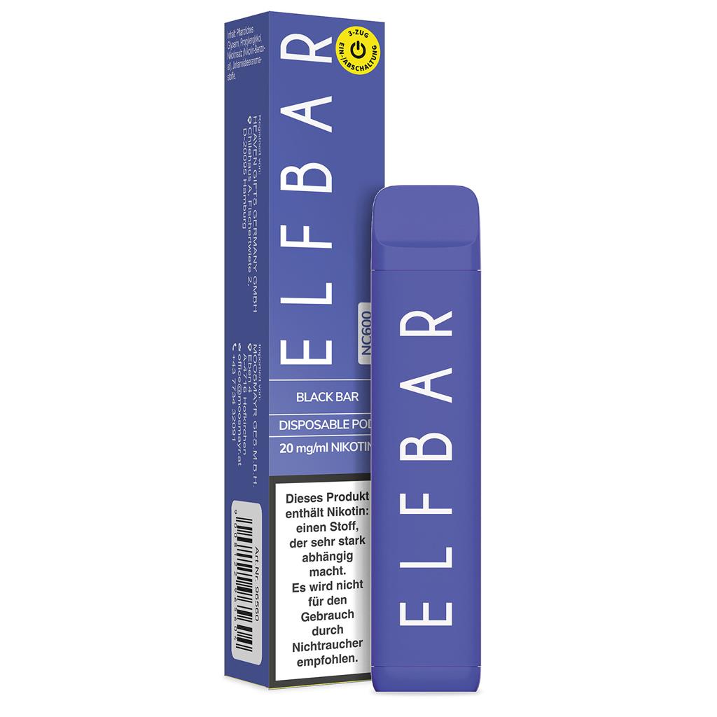 ELFBAR E-Zigarette Black Bar