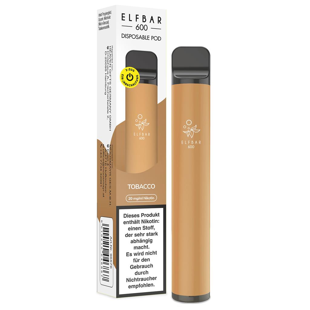 ELFBAR 600 Tobacco 20mg