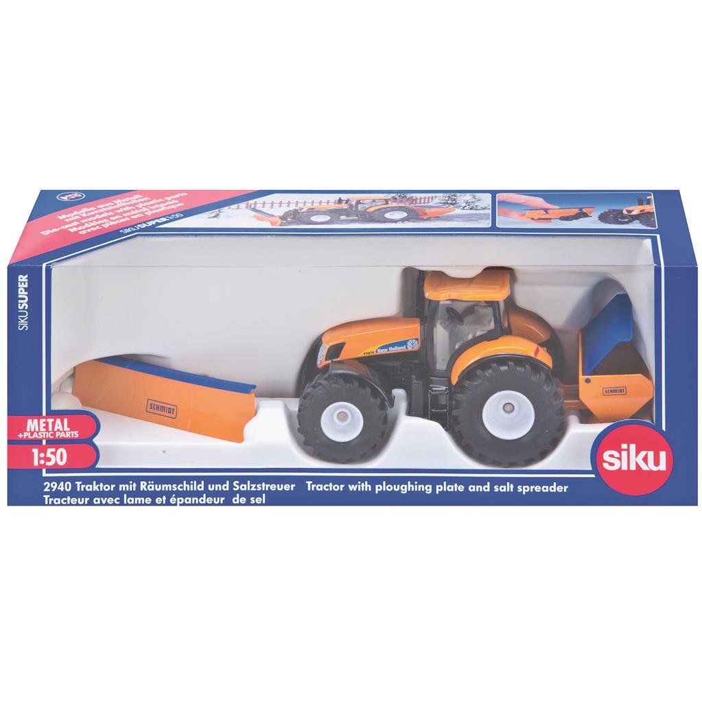 SIKU 2940 Traktor mit Räumschild
