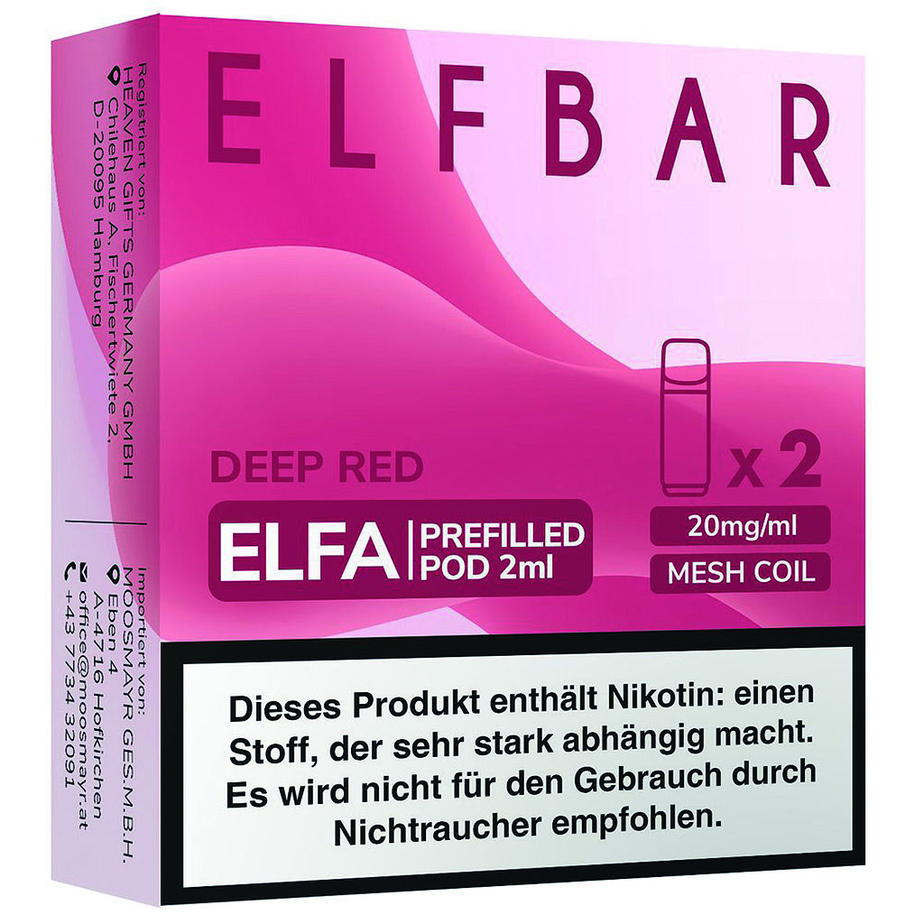 ELFA Pods Deep Red, 20mg 2er