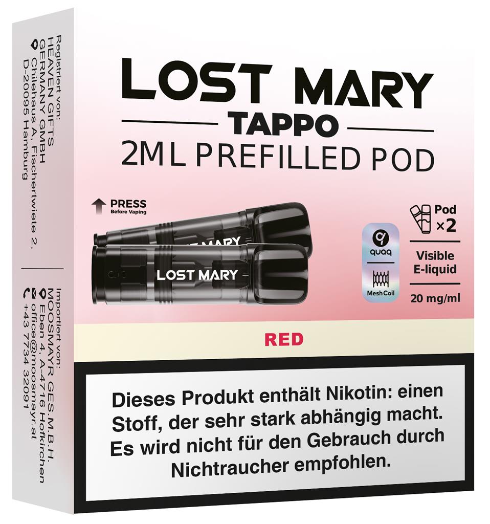 Lost Mary Tappo Pods 2er - "RED"