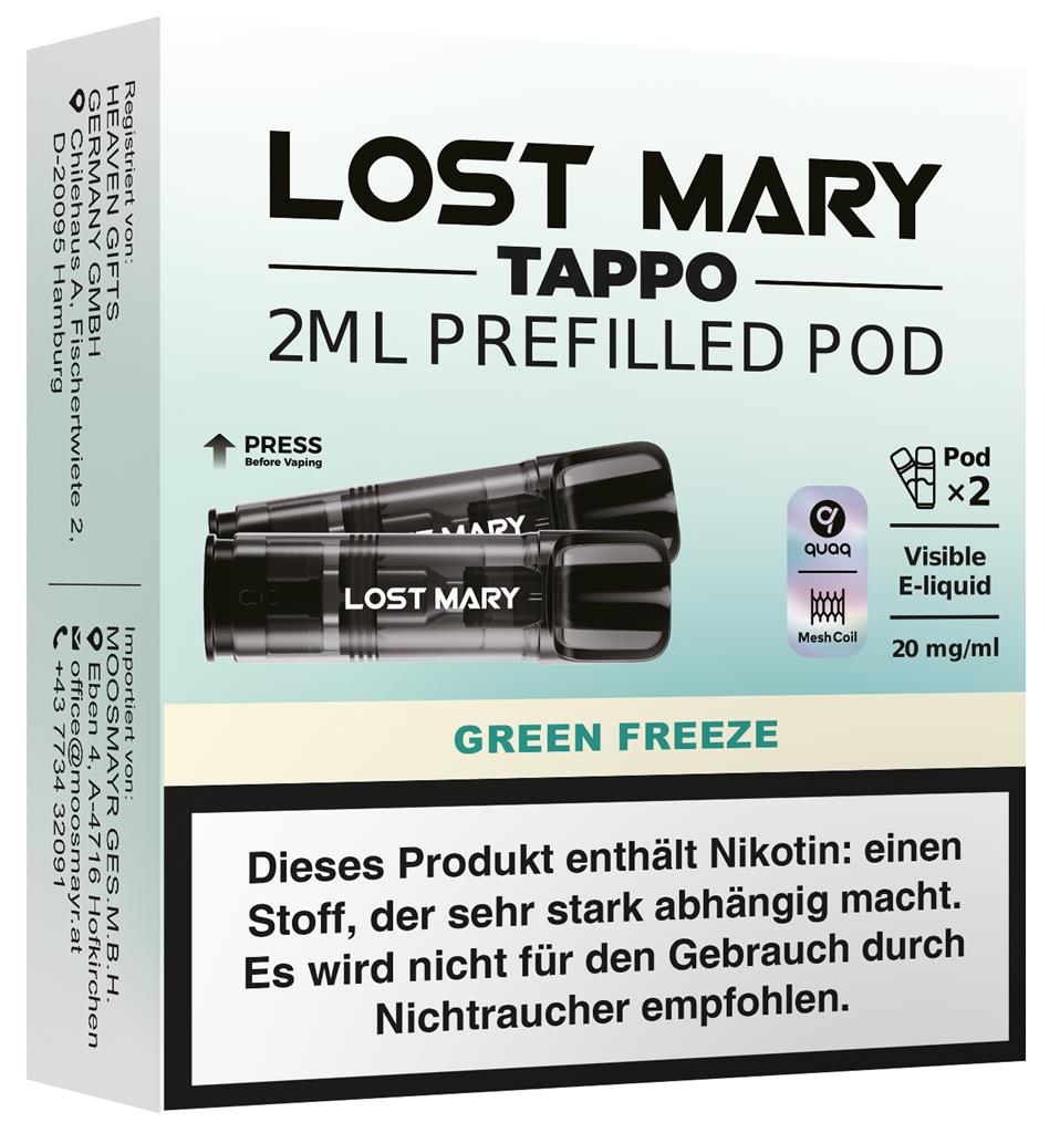 Lost Mary Tappo Pods 2er - "Green Freeze"