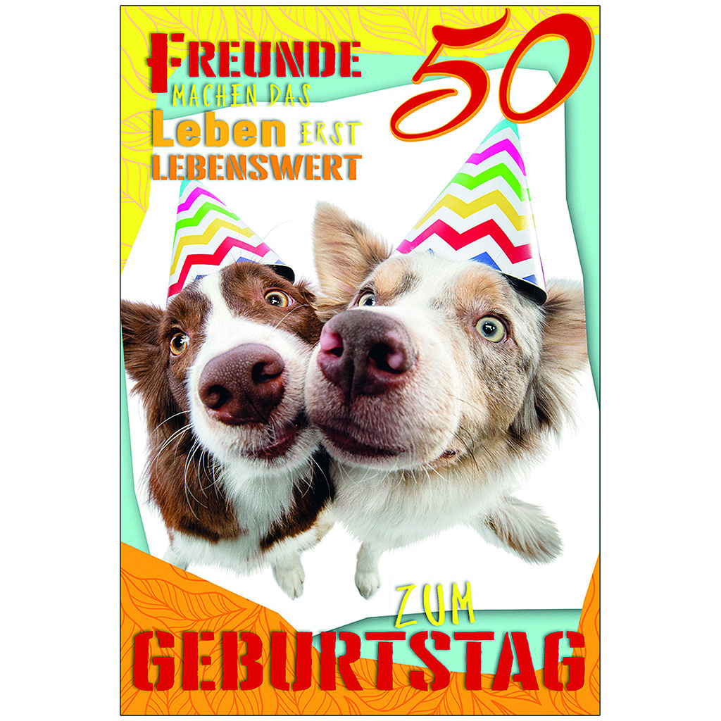 Bil. Geburtstag 50 Hunde als Freunde