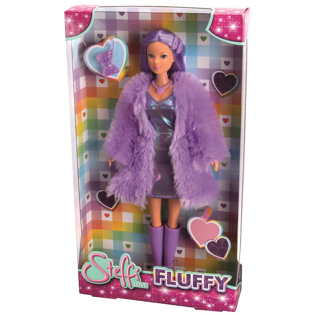 Steffi Fluffy mit Felljacke, 29cm