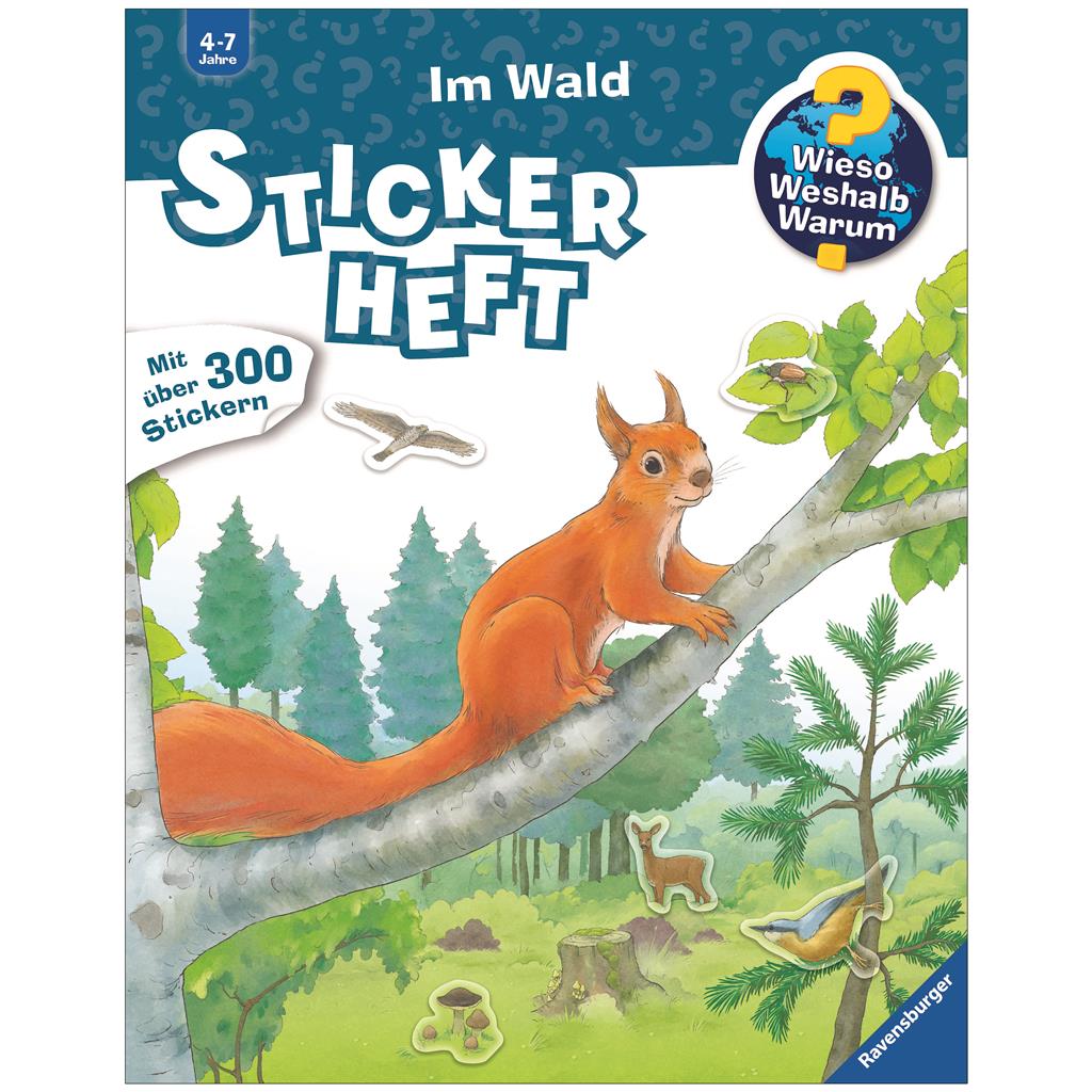 Rav. WWW Stickerheft: Im Wald