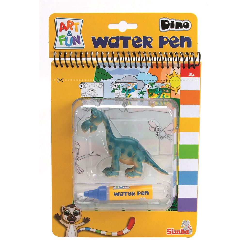 Art & Fun Water Pen, Dino Malbuch