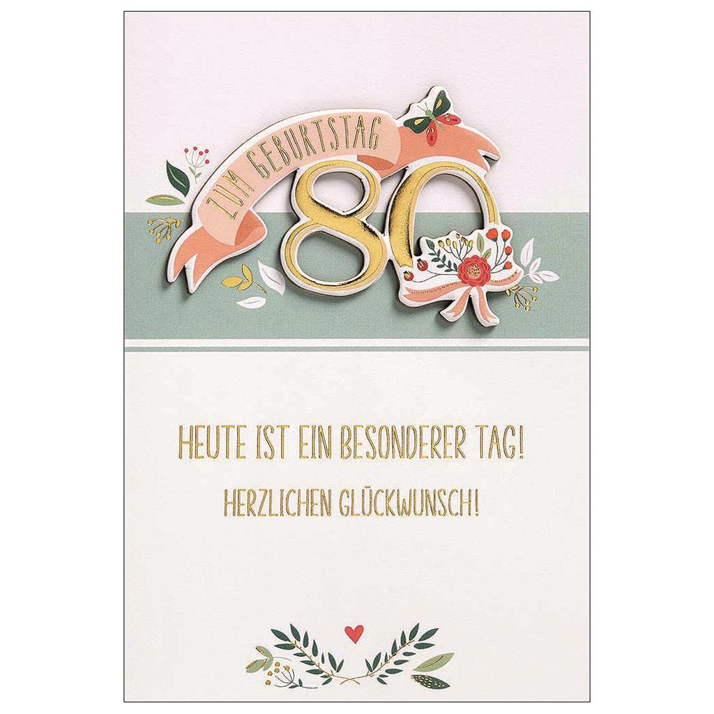 Bil. Feelings Collection Geburtstag 80