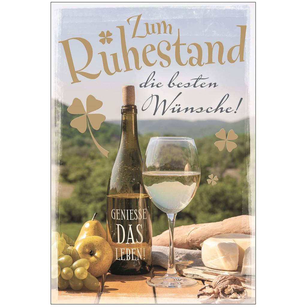 Bil. Ruhestand Wein