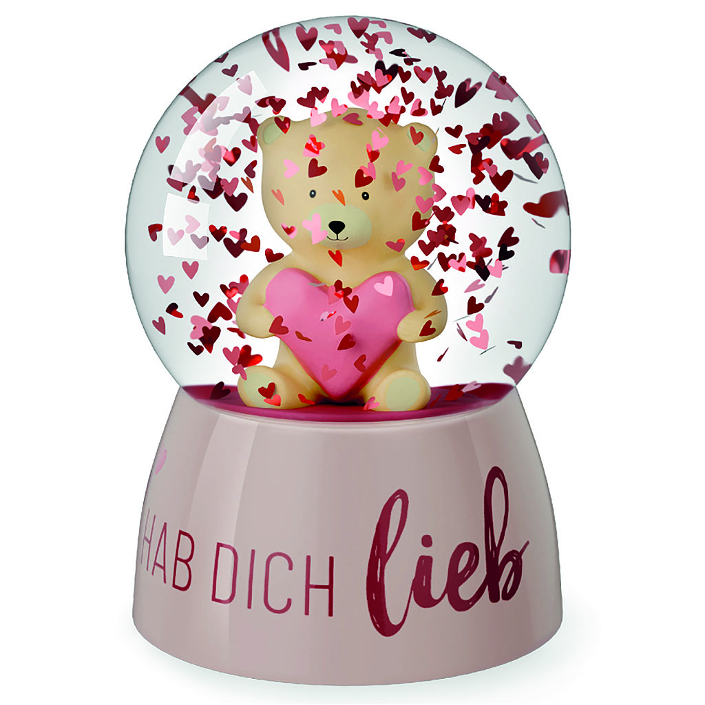 Glitzerkugel Teddy