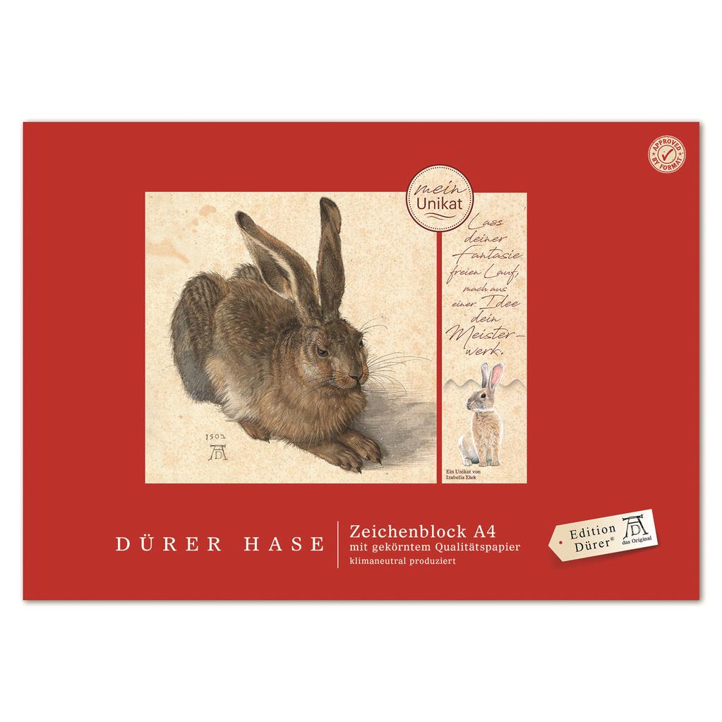 Zeichenblock A4 "Dürer Hase"