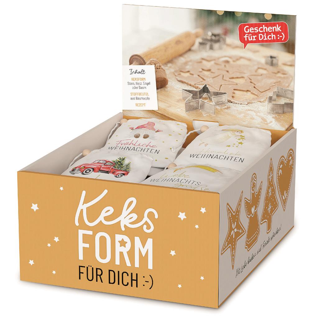 Keksform Paket 4x4 Love Xmas