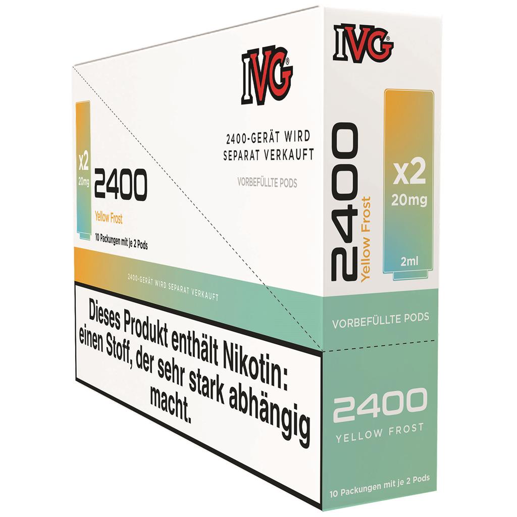 IVG 2400 Pods, 2x2ml - Yellow Frost