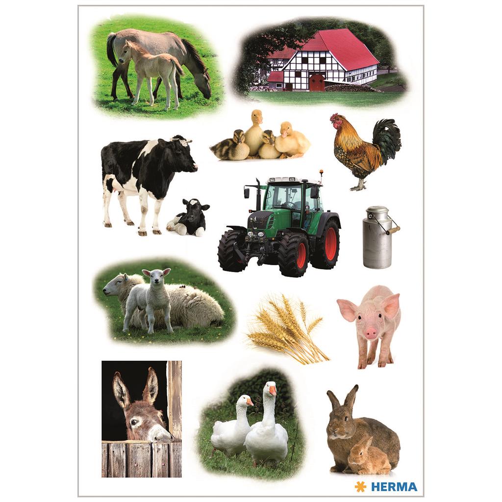 Sticker Decor Bauernhoftiere, 3 BL