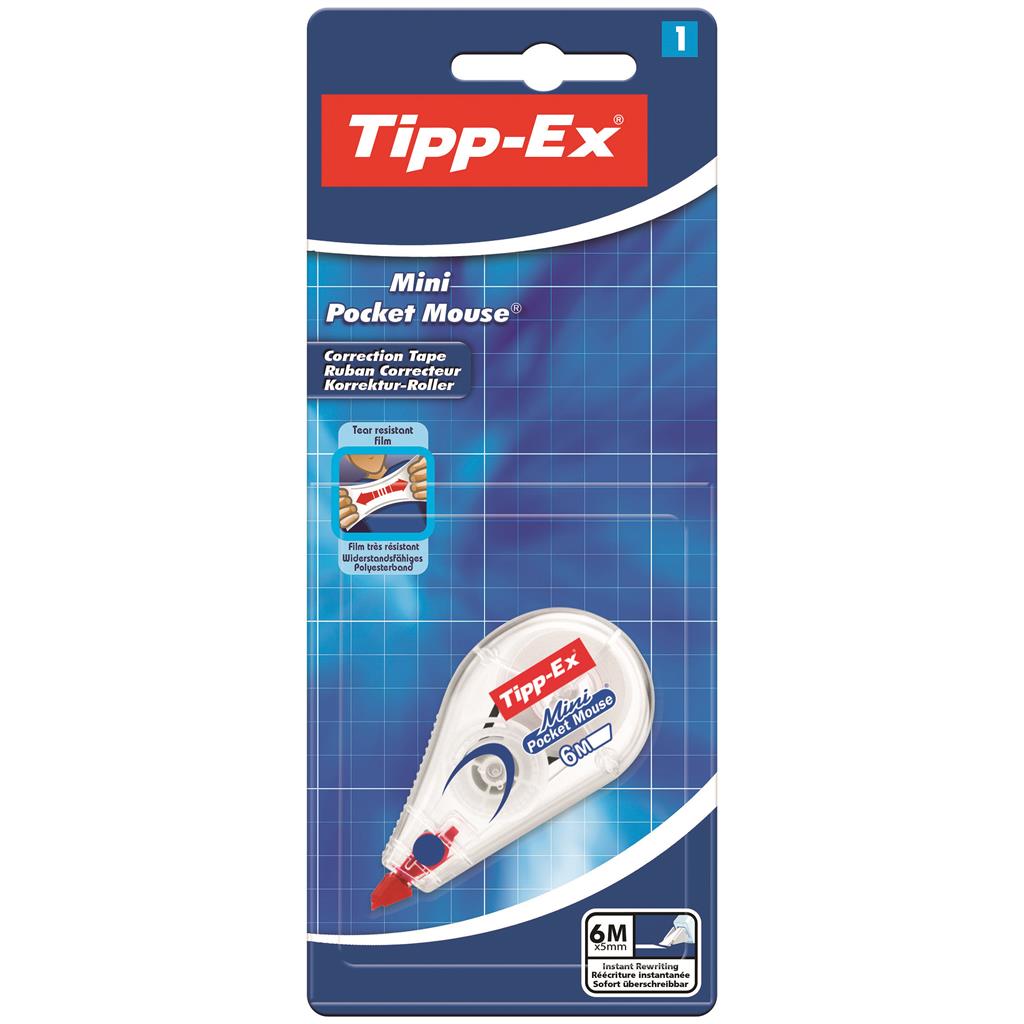 Tipp-EX mini Pocket Mouse 6m, Blisterpackung