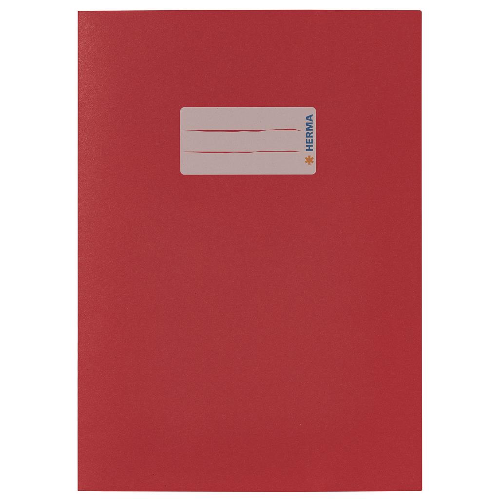 HERMA Heftumschlag A5 Papier, rot
