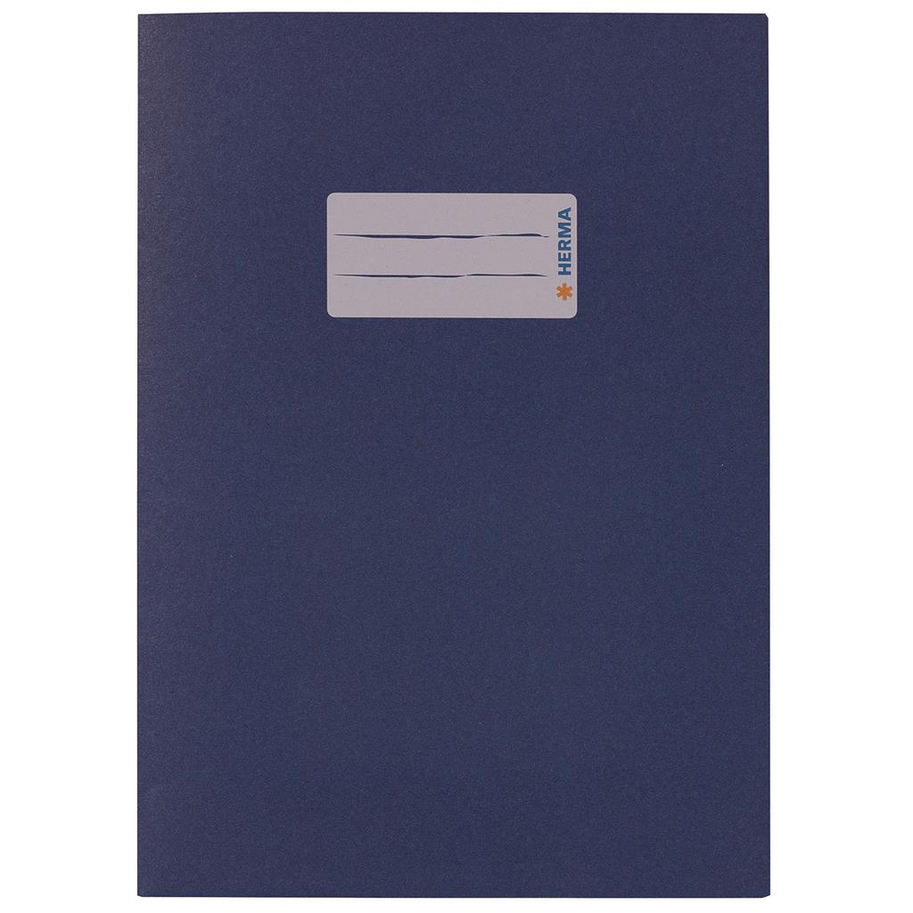 HERMA Heftumschlag A5 Papier, blau