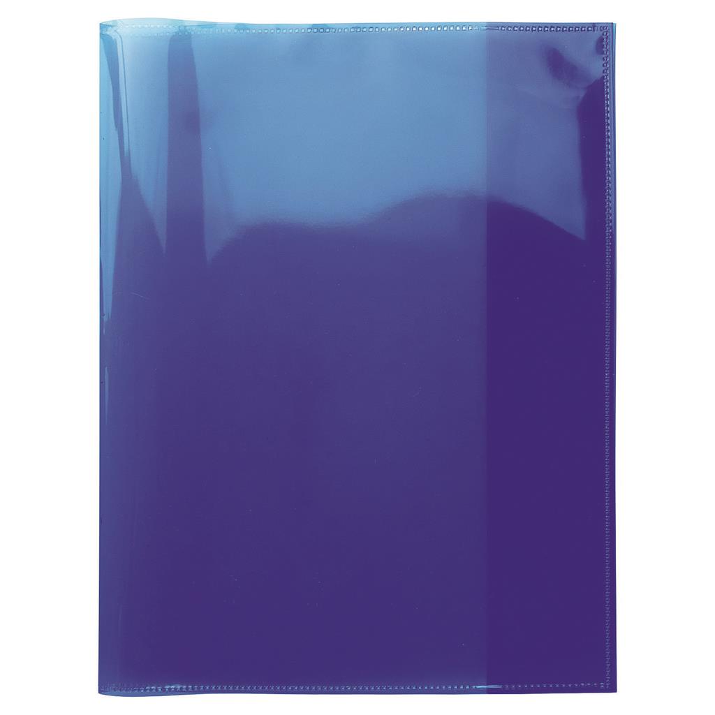 Heftumschlag Quart HERMA blau