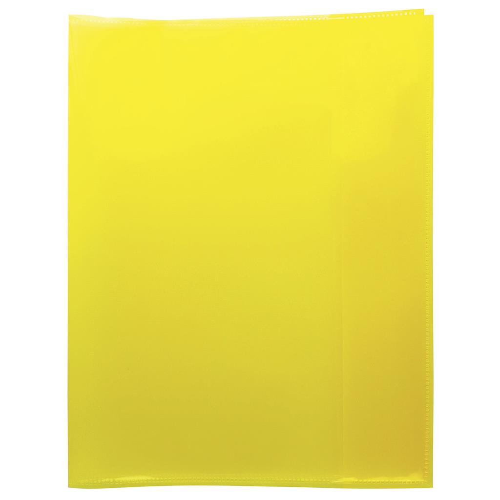 Heftumschlag Quart HERMA gelb