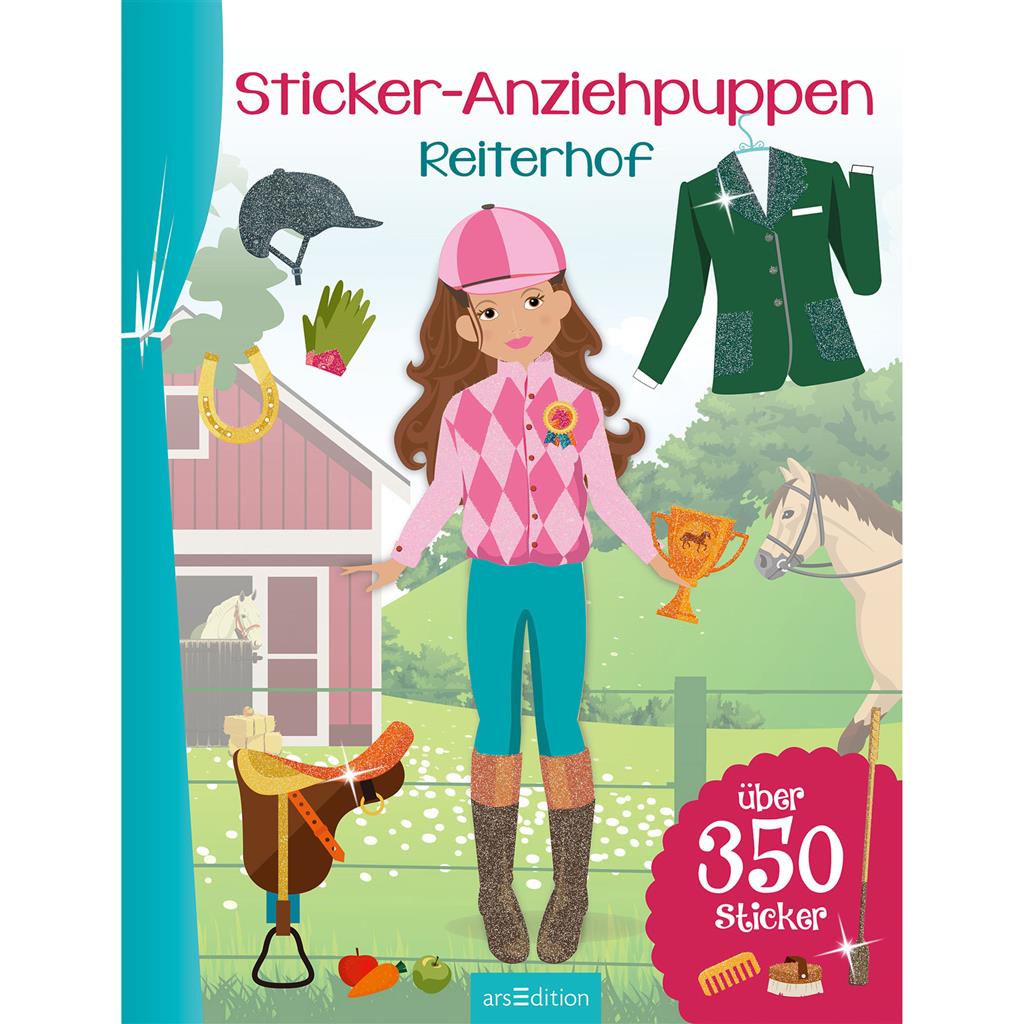Sticker Anziehpuppen: Reiterhof