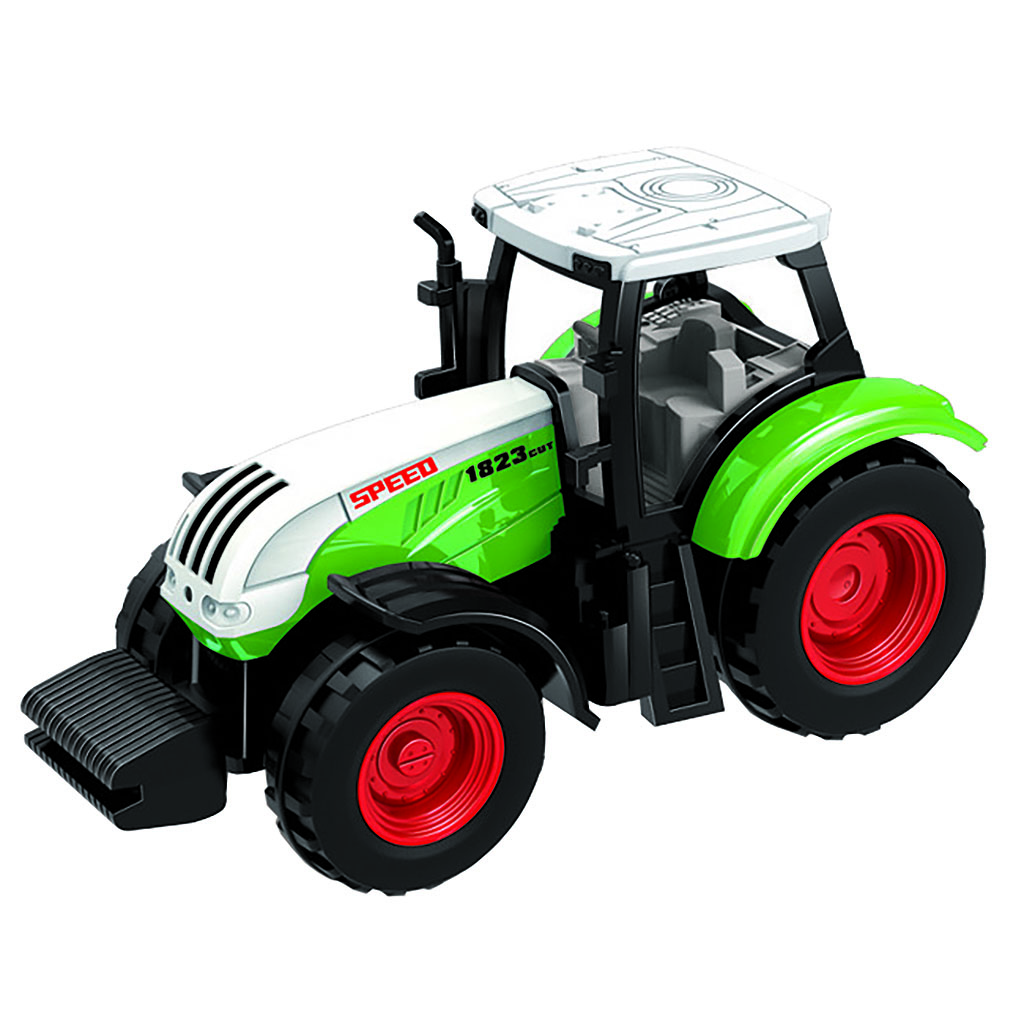 Traktor 1:72, Die-Cast 3-fach sort.