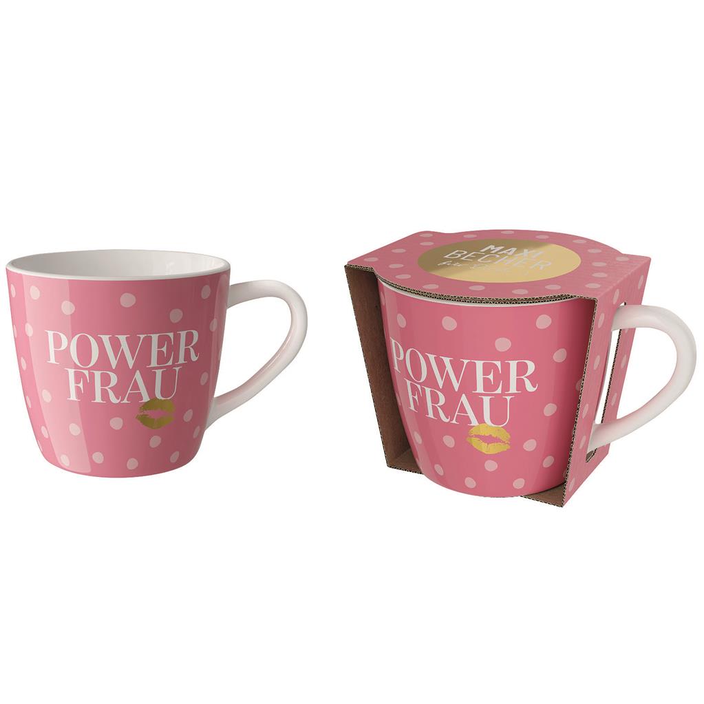 Becher 400ml Powefrau