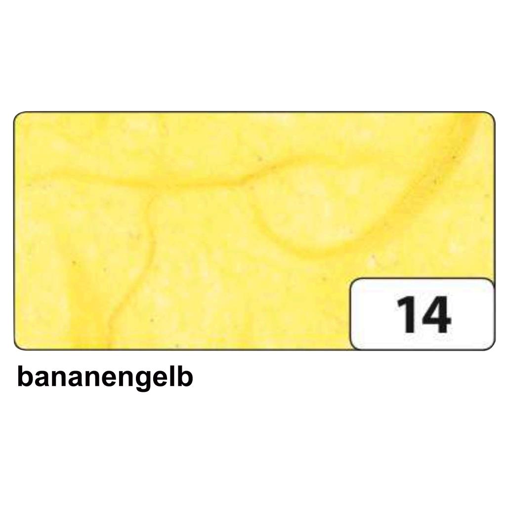 10er Faserseide 47x64 Nr 14 bananengelb