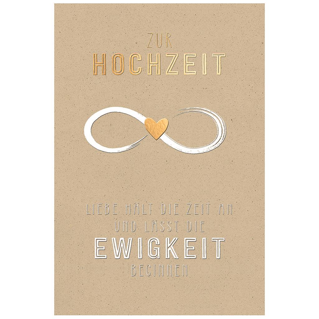 Bil. Hochzeit Unendlichkeitszeichen