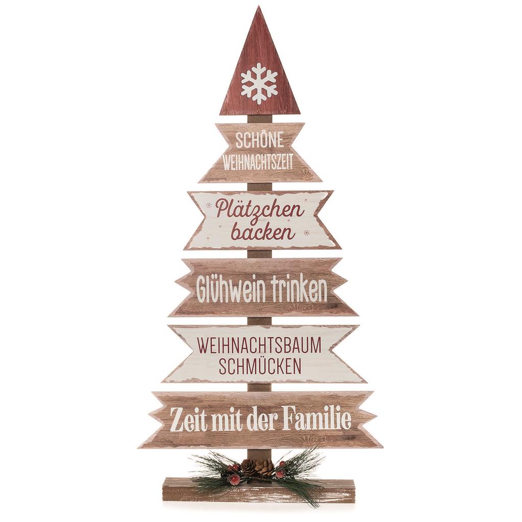 Schild "Weihnachtszeit" 40x75cm