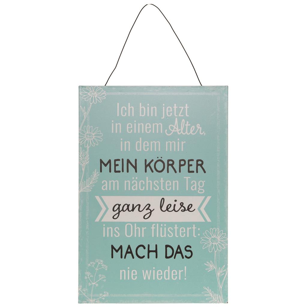 Schild "Mein Körper" 22x32cm