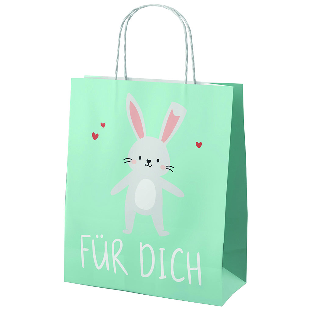 Geschenktüte Hase, 20x9H24