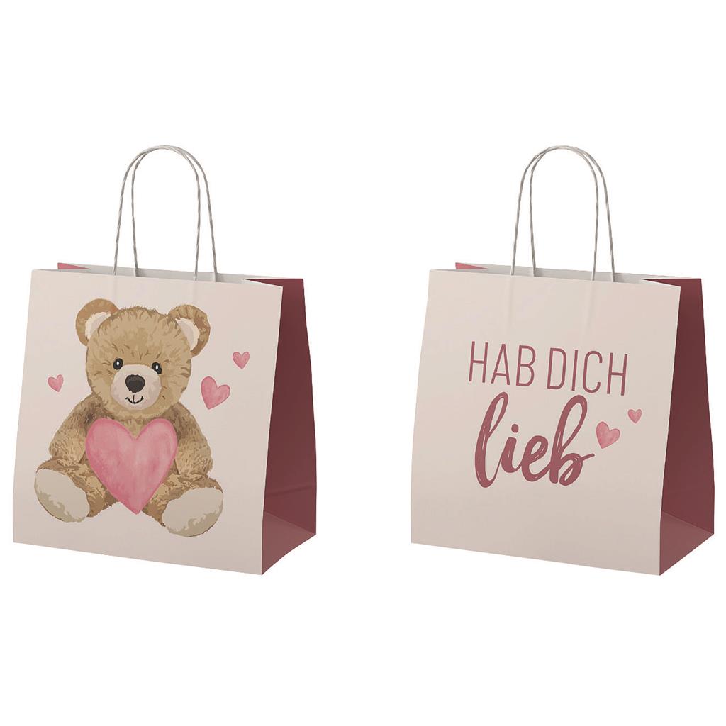 Geschenktüte Teddy 15x8H15