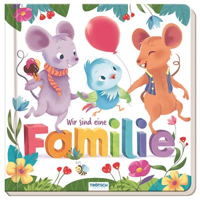 Pappenbuch "Wir sind eine Familie"