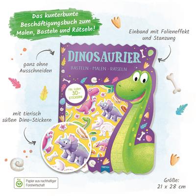 Beschäftigungsbuch "Dinosaurier"