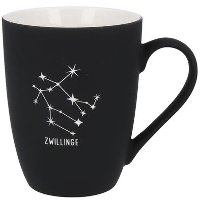 Soft-Touch Tasse "Zwilling"