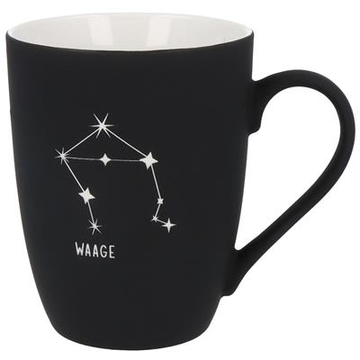 Soft-Touch Tasse "Waage"