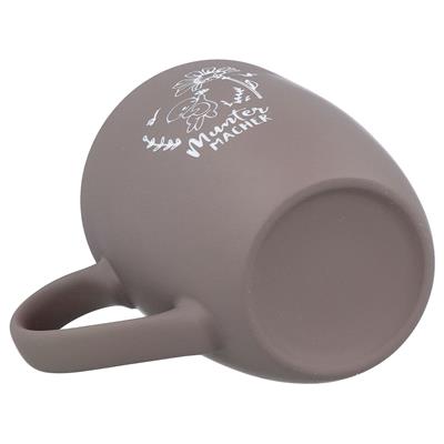 Soft-Touch Tasse "Munter Macher"