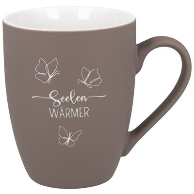 Soft-Touch Tasse "Seelen Wärmer"