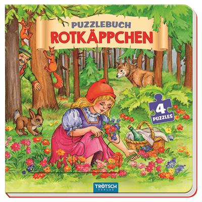 Puzzlebuch Rotkäppchen, 15x15cm