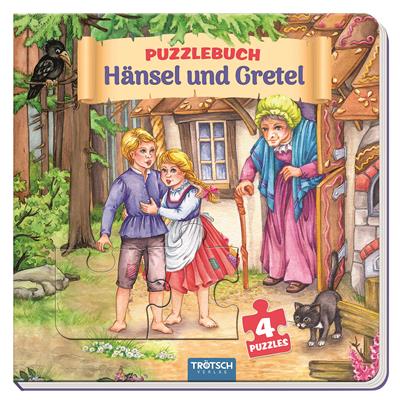 Puzzlebuch Hänsel und Gretel, 15x15cm